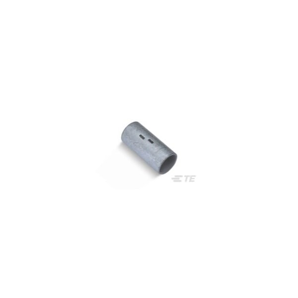 Te Connectivity Butt Splice Wire Connector, 2 AWG Max, Gray, None Insulation 324457 - main